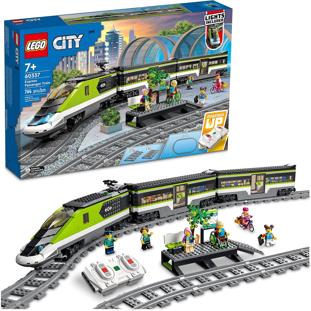 LEGO City Express - Conjunto de Tren de Pasajeros, Juguete de Tren...
