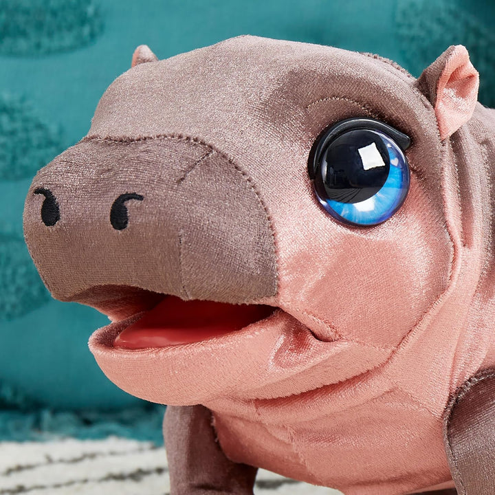 FurReal Sally The Silly Hippo 9 Inch Interactive Plush