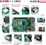 Vilros Kit completo de Raspberry Pi 4 \u2013 Incluye placa Pi 4, ca...