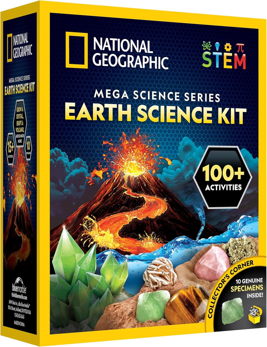 National Geographic Earth Science Kit con 100+ Activities para Kids 8-12