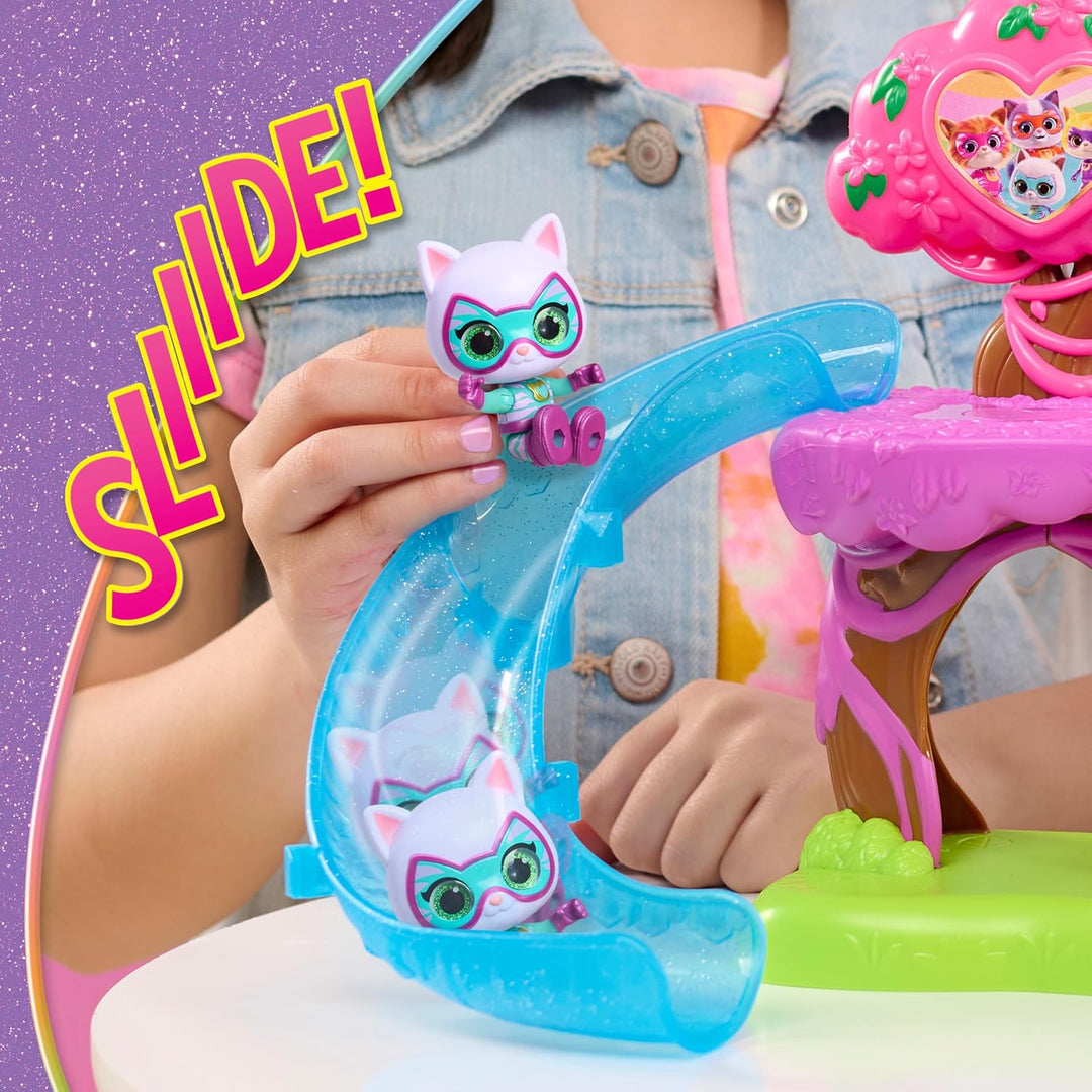 Disney Jr. SuperKitties Su-Purr Wild Set de Juego con Tobogán y Col...