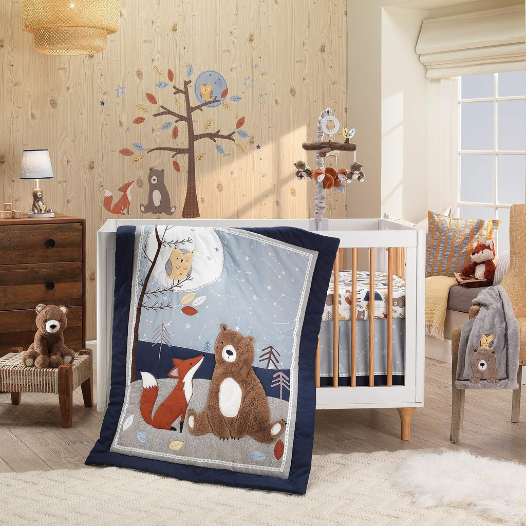 Peluche de oso marrón Sierra Sky de Lambs & Ivy, juguete de peluche de oso de felpa - Wally