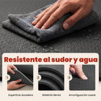 Colchoneta de Yoga Grande, 6' x 4' / 6' x 3' x 6 mm / 8 mm / 12 mm de espesor para entrenamiento