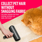 ChomChom Roller Removedor de pelo de mascotas – Rodillo de pelusa reutilizable de tamaño original para gatos y perros en muebles, sofá, alfombra, automóvil, alfombras y ropa de cama – portátil