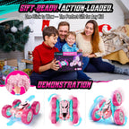 Hamdol Auto RC rosa para niñas de 6 años en adelante, Pro (USB-C & Modular Battery)