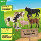 Schleich Farm World - Juego de 6 piezas de animales de granja - Niños a