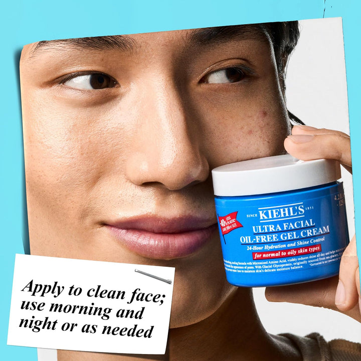 Kiehl's Ultra Facial - Hidratante sin aceite en gel para piel g...