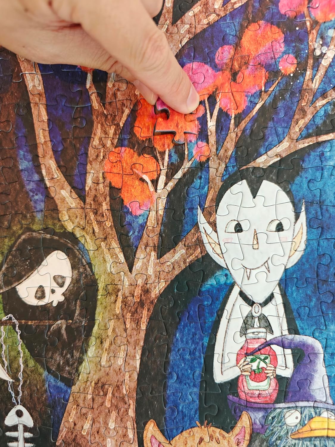 Stone Soup - Rompecabezas de Halloween para adultos, 520 piezas, brilla en