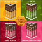 Nature's Bees Bálsamo labial de manteca de cacao, original, man...