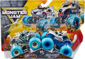 Monster Jam, Camiones monstruo fundidos a presión Catastrophe vs Husky, escala 1:64, juguetes para niños a partir de 3 años