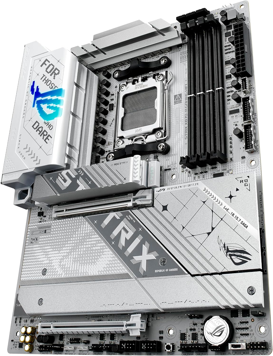 ASUS ROG Strix X870-A Gaming WiFi AMD AM5 X870 ATX Placa base 16+2+...