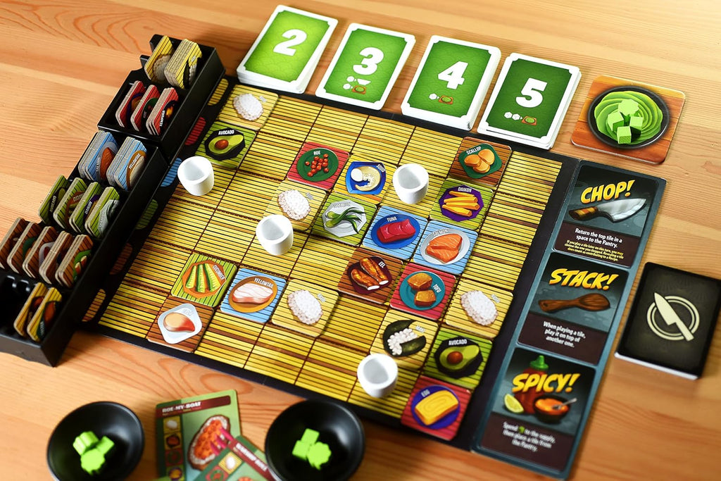 Juego de mesa Maki Master: compite como chefs de sushi en un juego