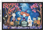 Stone Soup - Rompecabezas de Halloween para adultos, 520 piezas, brilla en