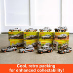 Matchbox Cars, juego de 8 autos fundidos a presión en escala 1:64 con decoraciones de primera calidad, incluyendo 1 vehículo exclusivo, neumáticos de agarre verdadero, acabado en tono platino