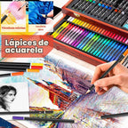 Caliart Art Supplies Kit, 153-Pack Deluxe Drawing Art Set Painting Coloring
