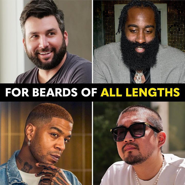 The Beard Club Juego de regalo de cepillo, peine y tijeras para el...