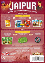 Asmodee Jaipur Juego de estrategia de cartas coleccionables para 2