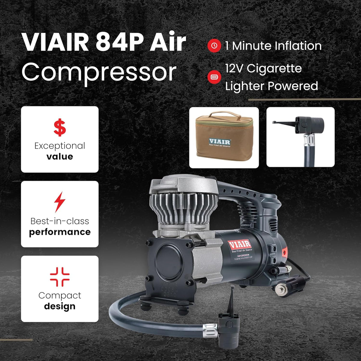 Compresor portátil VIAIR 84P