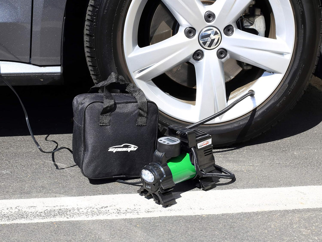 EPAuto - Bomba de compresor de aire portátil de 12 V de CC, inflado...