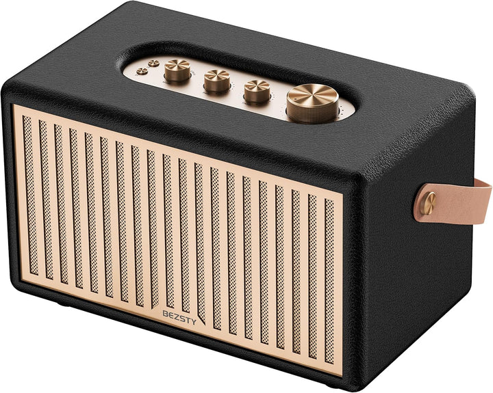 Altavoz retro Bluetooth 6.0 para exteriores, 56 horas de reproducci...