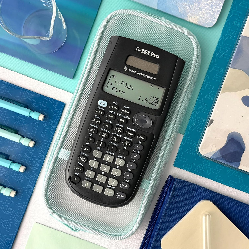 Texas Instruments TI-36X Pro Ingeniería/Calculadora científica | 9.7 pulgadas | Negro.