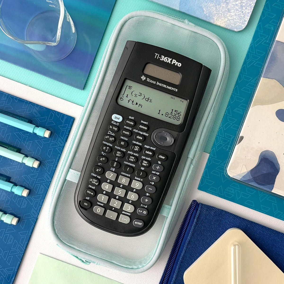 Texas Instruments TI-36X Pro Ingeniería/Calculadora científica | 9.7 pulgadas | Negro.