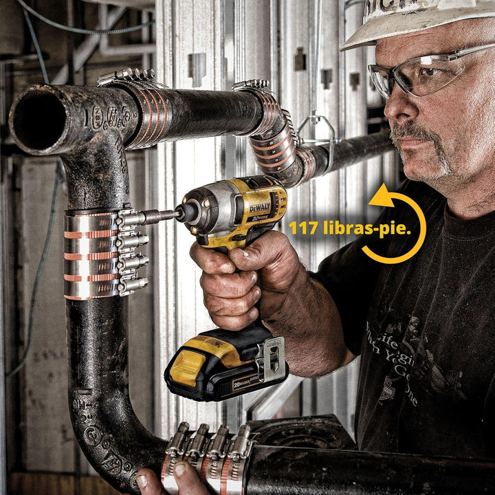 DEWALT Kit de combo de perforación inalámbrico de 20V MAX, 2-Herram...
