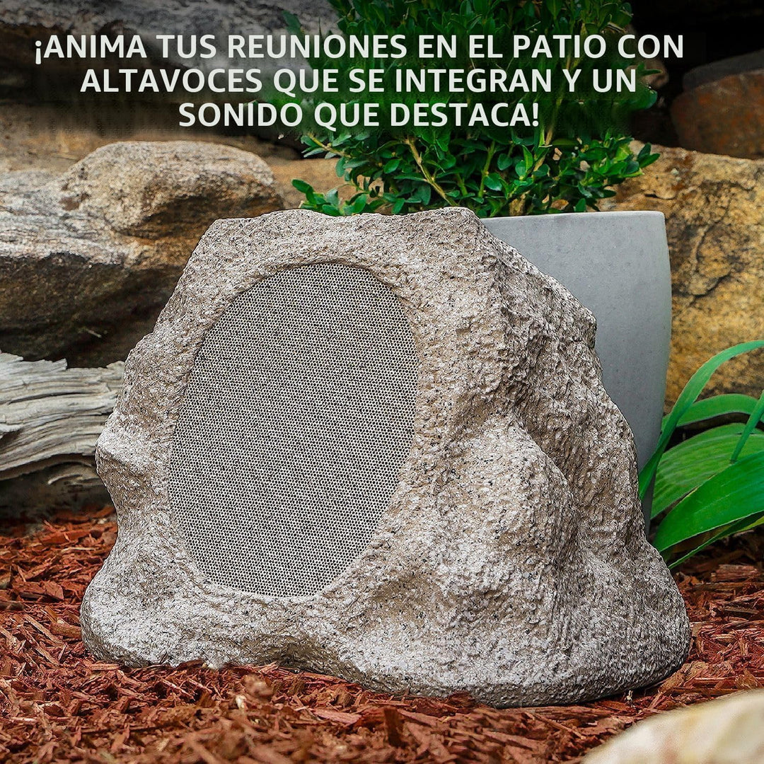 Victrola Rock Speaker Connect, arena, inalámbrico para exteriores c...