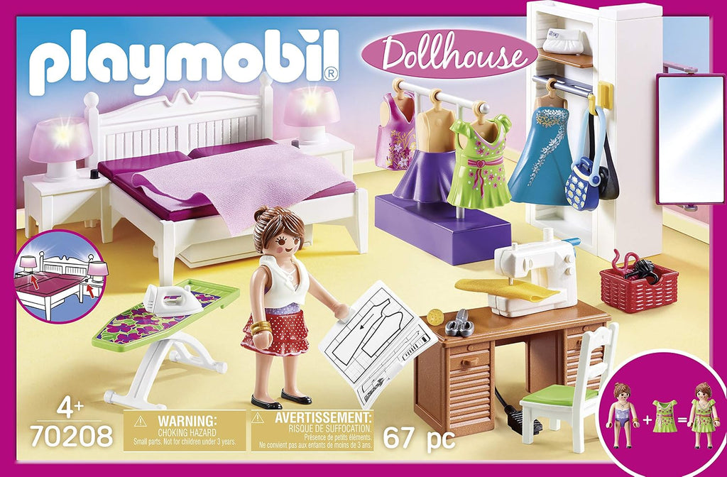 Lámpara Playmobil Paquete de muebles de esquina para dormitorio