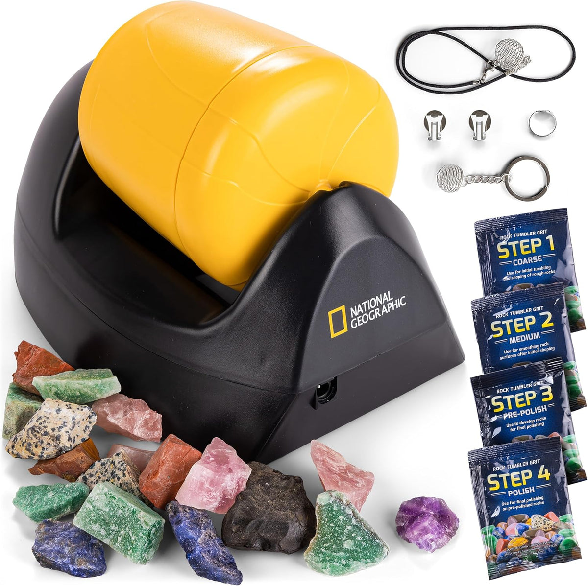 National Geographic Starter Rock Tumbler Kit para Kids y Adults