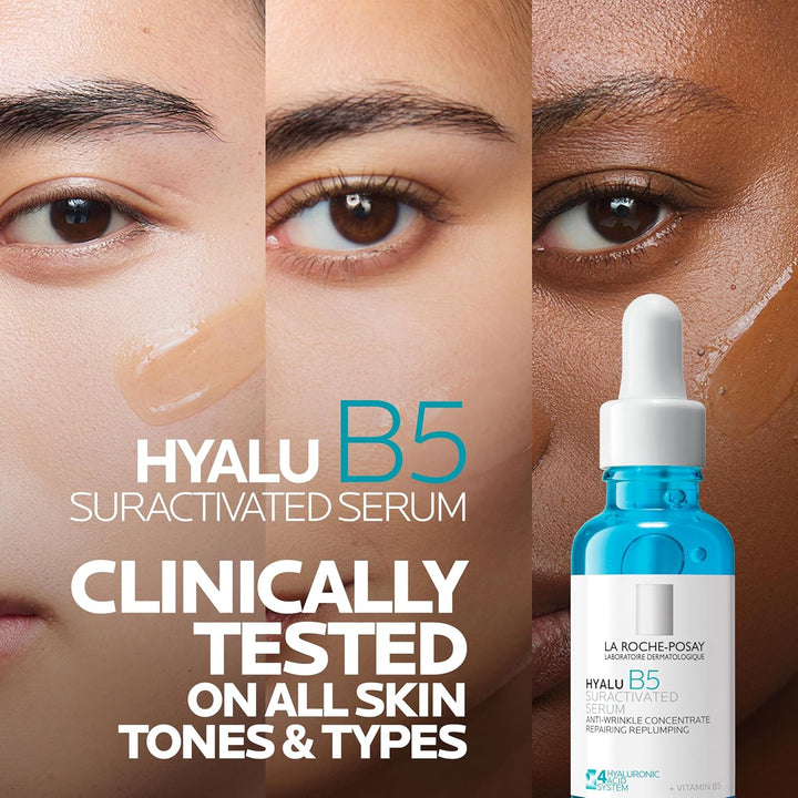 La Roche-Posay Hyalu B5 Pure Hyaluronic Acid Serum for Face, Vitami...