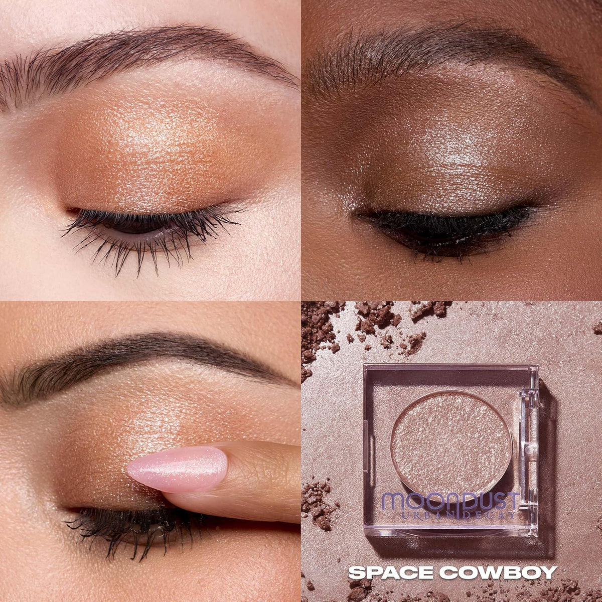 URBAN DECAY Sombra de ojos con purpurina 24\/7 Moondust - Maquillaj...