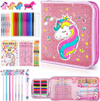 MAIGOZON 56 Pcs Marcadores Aromáticos para Arte, Suministros para Niños 4-8 años, Regalo de Juguete Unicornio
