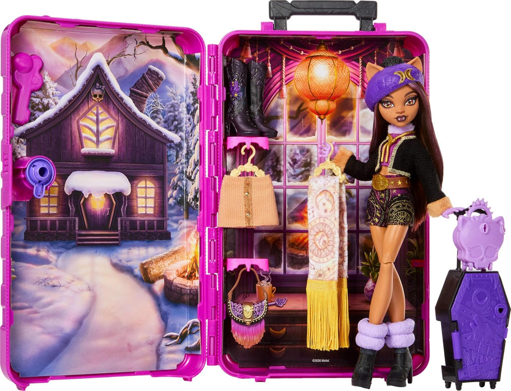 Monster High Skulltimate Secrets Clawdeen Wolf Doll Set