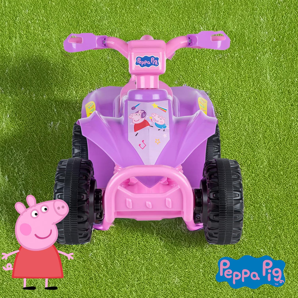 Peppa Pig - ATV de 6 V para niños con batería recargable