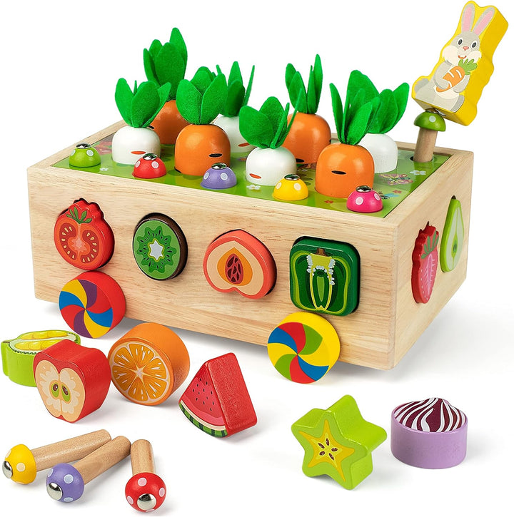 Coogam Montessori - Juguetes de motricidad fina para bebé pequeño,...