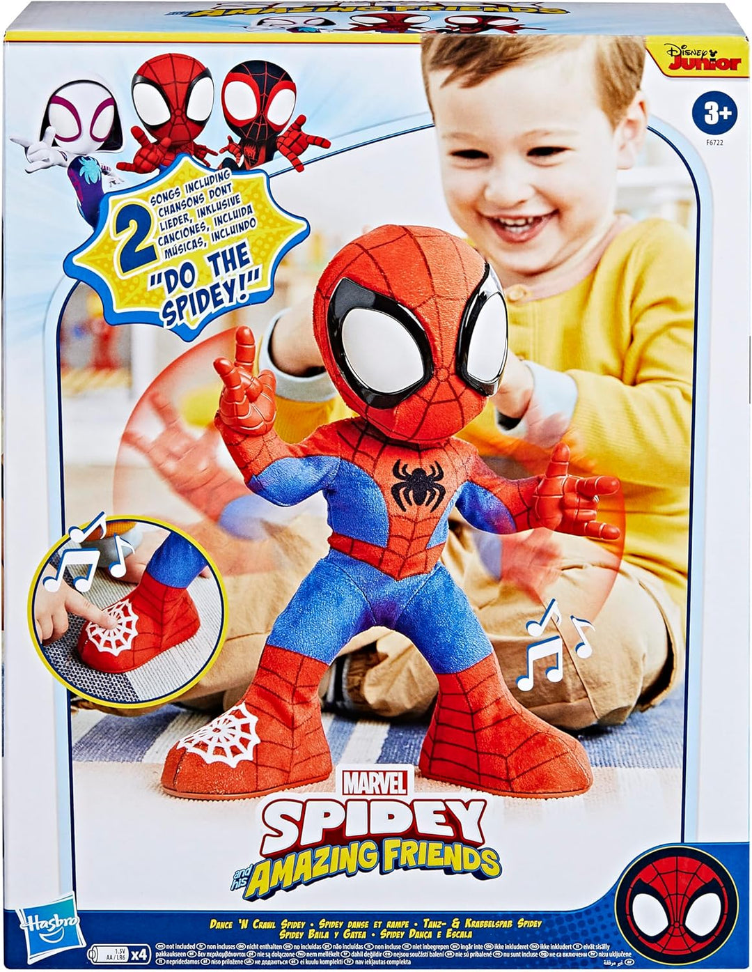 Spidey and his Amazing Friends Marvel Dance 'N Crawl Spidey, ju...