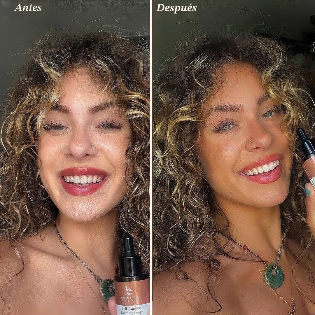 Gotas Autobronceadoras para la Cara - Fabricadas en EE.UU. con Ingr...