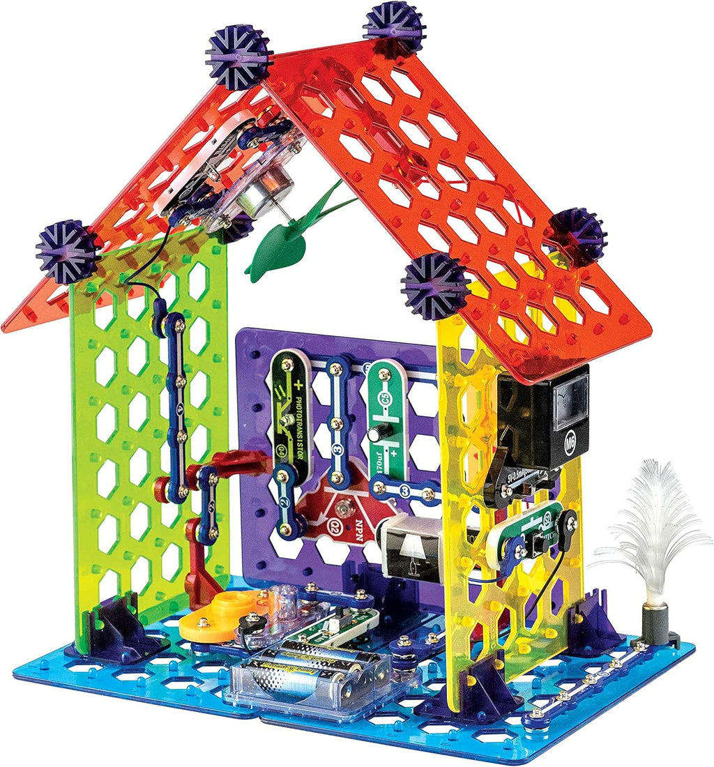 Lámpara Snap Circuits Elenco Kit de construcción de electrónica para el hogar de Snap Circuits para niños a partir de 8 años