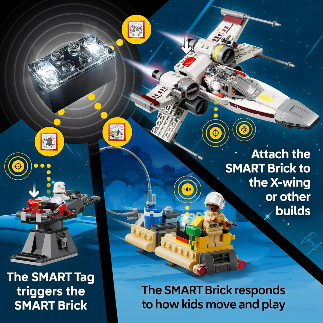 LEGO Star Wars SMART Play: Luke's Red Five X-Wing - Juguete int...