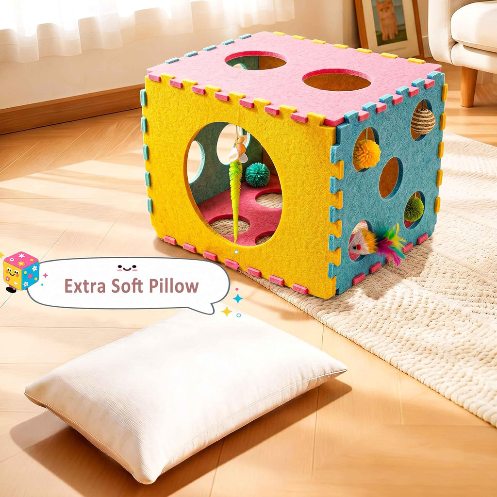 41 piezas de juguetes interactivos para gatos de interior