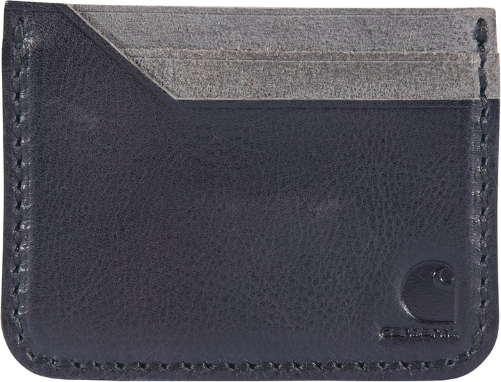 Carhartt Billetera plegable de piel pátina B0000400 para hombre