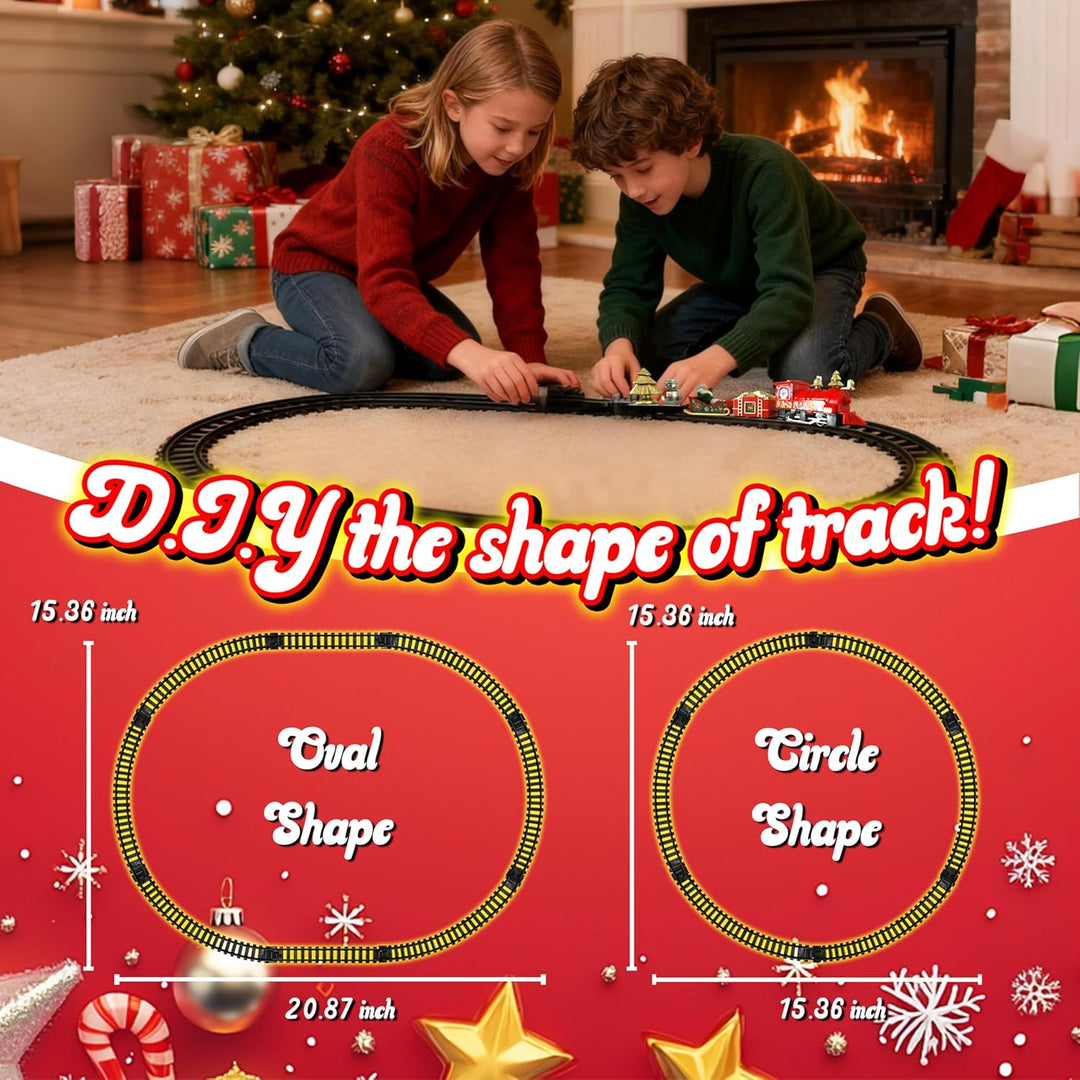 Serie de trenes navideños para niños pequeños de 3 a 5 4 a