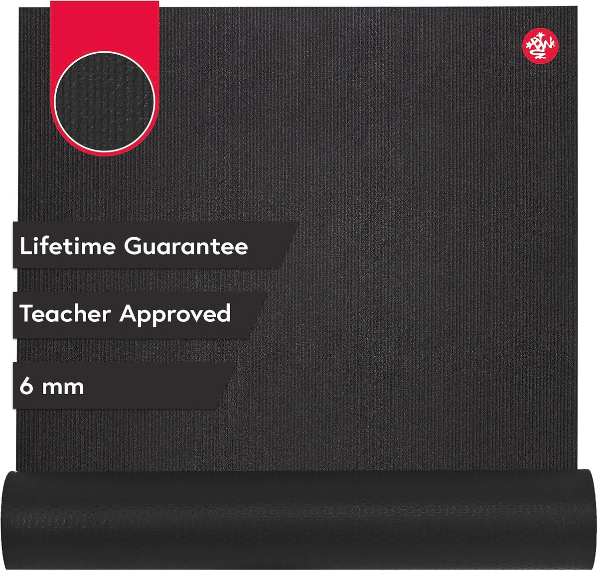 Manduka PRO - Tapete de yoga premium de 0.236 pulgadas de grosor, respetuoso con el medio ambiente, agarre de alto rendimiento, acolchado, ultradenso para proveer apoyo y estabilidad durante el yoga, Pilates, en el gimnasio y mientras que te pones en