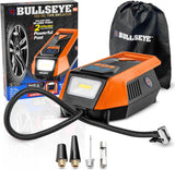Bullseye - Inflador de neumáticos de 12 V CC, inflado rápido de 2 m...