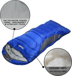 Sacos de dormir de invierno de 0 grados para adultos, camping en