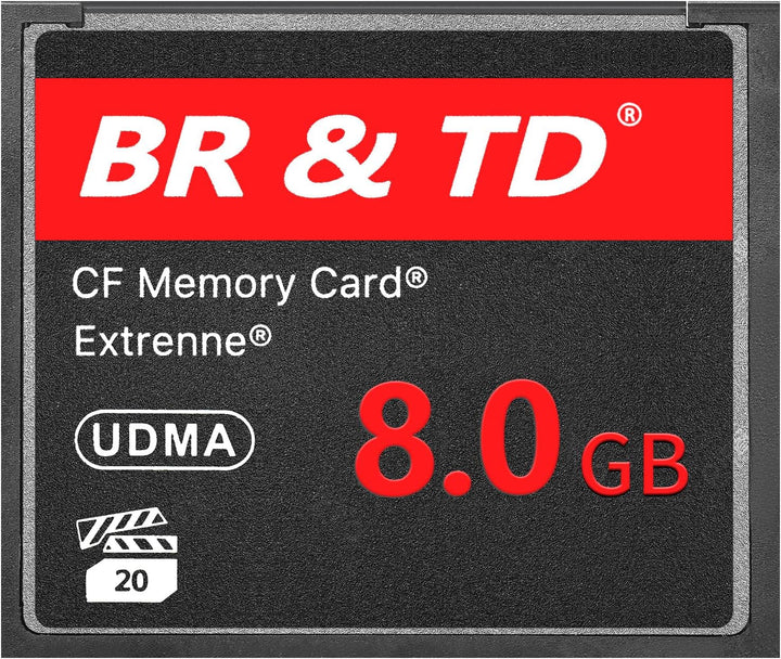 BR  TD Tarjeta de memoria CF UDMA Velocidad de hasta