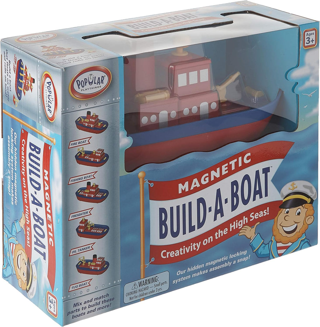 POPULAR PLAYTHINGS Juguete magnético de baño Build-a-Boat