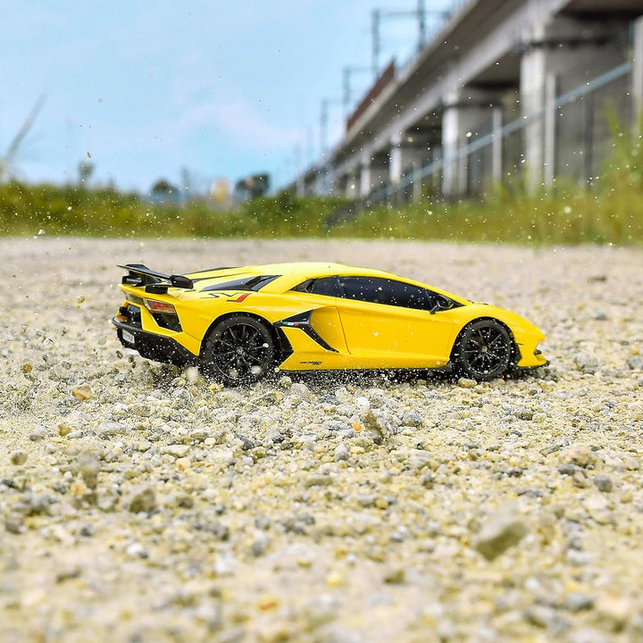 BEZGAR - Auto a control remoto Lambo a escala 1:24, automóvil de ju...
