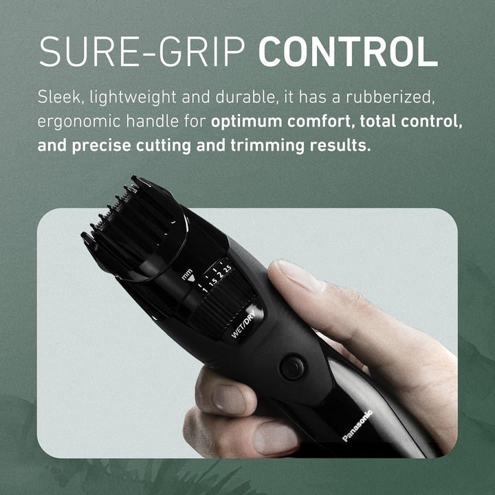 Panasonic depiladora inalámbrica para barba para hombres con dial d...